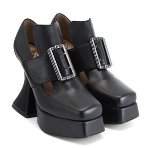 Black Elektra Mega Munster Size 10 Gothic